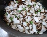 えんどう豆としいたけのごはん作り方2写真