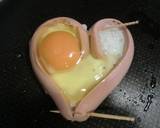 簡単！ハート❤な目玉焼き作り方3写真