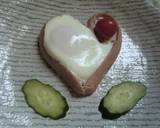 簡単！ハート❤な目玉焼き作り方5写真