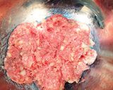男の子大好き！にんにくたっぷりハンバーグ作り方1写真