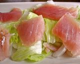 あまった刺身で　簡単　カルパッチョ作り方2写真