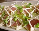あまった刺身で　簡単　カルパッチョ作り方5写真