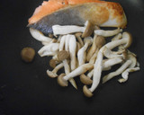 鮭としめじとほうれん草の照り焼き丼作り方10写真