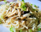 ＊焼き茸とチキンのゆずポン素麺＊*作り方6写真
