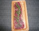 牛肉のタリアータ♪ワインに是非！作り方1写真