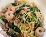 炒めるだけ! ほうれん草のパスタ*作り方3写真