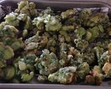 そら豆の天ぷら（大葉風味）作り方6写真