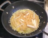 白アスパラのクリームパスタ*黒トリュフ添作り方12写真