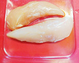 鶏ささみとさやいんげんの胡麻和え♡作り方1写真