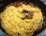 あっさり和風de牛肉＆野沢菜パスタ☆作り方5写真