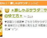 ♡豚しゃぶサラダ♡やわらか肉のゆで方作り方9写真