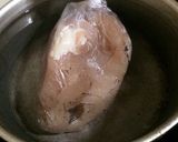 驚くほどしっとり！！鶏胸肉の和え物作り方3写真