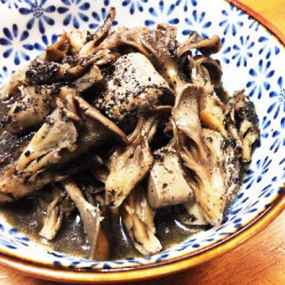 舞茸と豆腐の真っ黒煮 by YUKIKI☆ 【クックパッド】 簡単おいしい