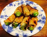 簡単！オクラの肉巻き作り方4写真