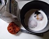 簡単手抜きすぎ♪粒ウニのクリームオムレツ作り方1写真