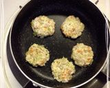 離乳食♡ふわふわ豆腐のお好み焼き作り方4写真