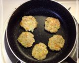 離乳食♡ふわふわ豆腐のお好み焼き作り方5写真