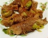 玉ねぎとレタスの肉巻作り方9写真