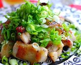 ピリ辛葱だく◎鶏もも肉の葱塩レモン作り方6写真