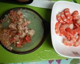 マッシュルームの海老みそガリバタ焼き作り方2写真