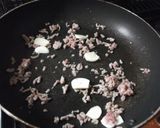 もやしとシメジのひき肉炒め作り方1写真