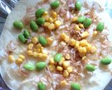 枝豆×コーン×新玉葱の和ピザ作り方3写真