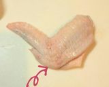 手羽先を食べやすくする下処理作り方1写真