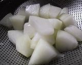 冬瓜とニラのスープ作り方3写真