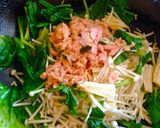 ランチに簡単！旨っ❁和風あんかけパスタ作り方6写真