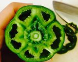 子供が食べ易い♡輪切りのピーマン肉詰め作り方1写真