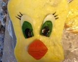 キャラ弁トゥイーティー作り方3写真