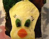 キャラ弁トゥイーティー作り方4写真