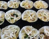 餃子の皮でキノコとほうれん草のキッシュ作り方5写真