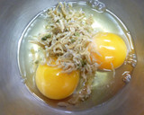 ちりめんさんしょう入りの卵焼き作り方1写真
