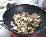 新ごぼうとひよこ豆のトマト煮作り方2写真