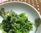 にんじん葉のごま和え作り方8写真