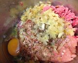 チーズイン☆ジューシーハンバーグ。作り方4写真