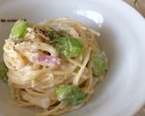 フライパン1つで！空豆のクリームパスタ♪作り方7写真