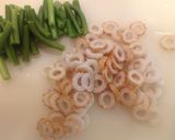 ちくわの旨味☆簡単ニンニクの芽と豚肉炒め作り方1写真