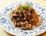 牛肉ソテー　にんにくバターしょうゆ味作り方3写真