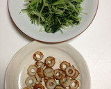 水菜とちくわのカラシマヨあえ作り方1写真