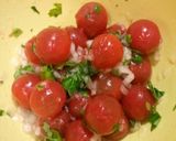 さっぱり★ミニトマトとバジルのサラダ作り方6写真