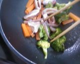 いかと野菜のバター醤油炒め作り方3写真