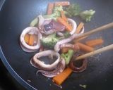 いかと野菜のバター醤油炒め作り方4写真