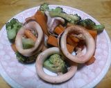 いかと野菜のバター醤油炒め作り方5写真