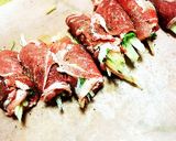 夏にオススメ☆大葉と茗荷の香り肉巻き作り方3写真