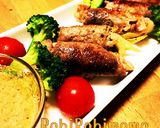 夏にオススメ☆大葉と茗荷の香り肉巻き作り方5写真