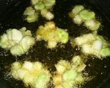 空豆と長ネギの かき揚げ☆作り方3写真