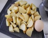 焼き豚と新玉葱のマスタードポテトサラダ♪作り方2写真
