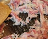 ご飯がすすむ♫簡単豚コマきのこマヨ甜麺醤作り方3写真